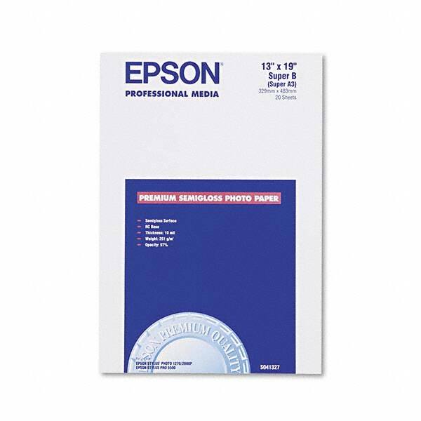 Epson - Office Machine Supplies & Accessories Office Machine/Equipment Accessory Type: Photo Paper For Use With: Inkjet Printers - All Tool & Supply