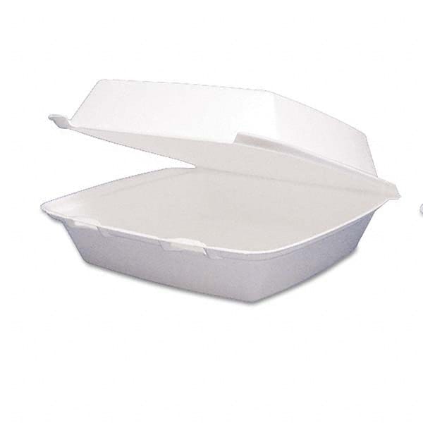 DART - Carryout Food Container, Foam Hinged 1-Comp, 9 1/2 x 9 1/4 x 3, 200/Carton - All Tool & Supply