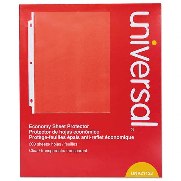 UNIVERSAL - Document Protectors Type: Sheet Protectors-Ring Binder Width (Inch): 8-1/2 - All Tool & Supply