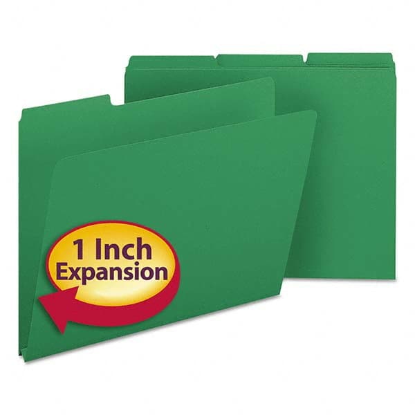 SMEAD - File Folders, Expansion Folders & Hanging Files Folder/File Type: File Folders with Top Tab Fastener Color: Green - All Tool & Supply