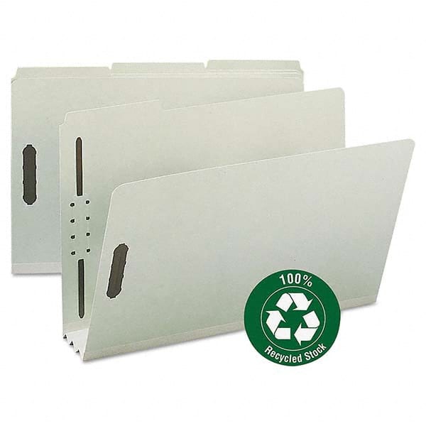 SMEAD - File Folders, Expansion Folders & Hanging Files Folder/File Type: Classification Folders with Tob Tab Fastener Color: Green - All Tool & Supply