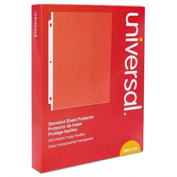 UNIVERSAL - Document Protectors Type: Sheet Protectors-Ring Binder Width (Inch): 11 - All Tool & Supply