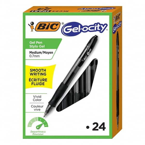 Bic - Pens & Pencils Type: Gel Roller Ball Pen Color: Black - All Tool & Supply