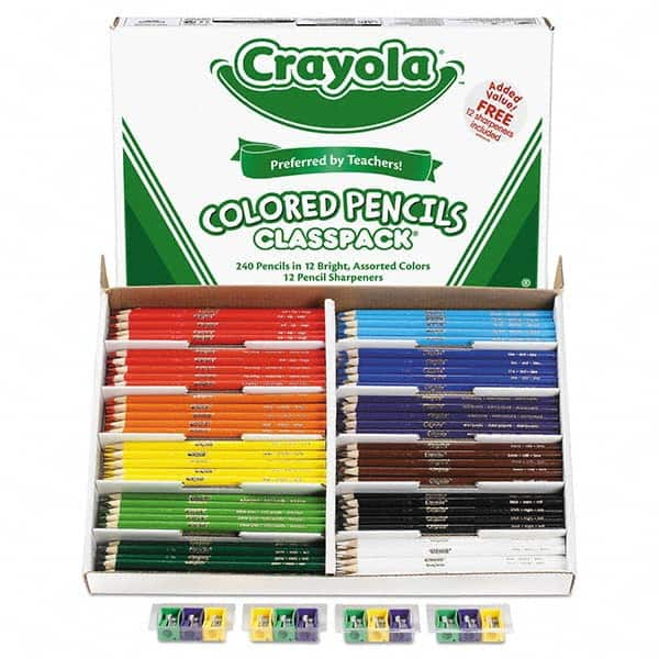 Crayola - Pens & Pencils Type: Colored Pencil Color: Assorted - All Tool & Supply