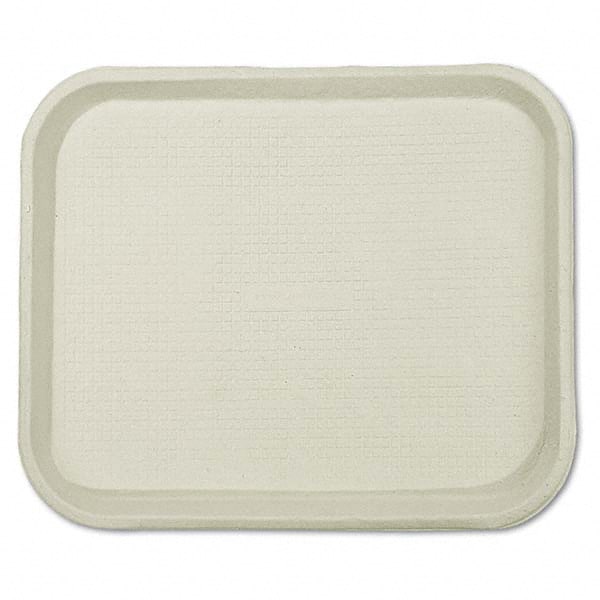 Chinet - Savaday Molded Fiber Food Trays, 9 x 12 x 1, White, Rectangular - All Tool & Supply