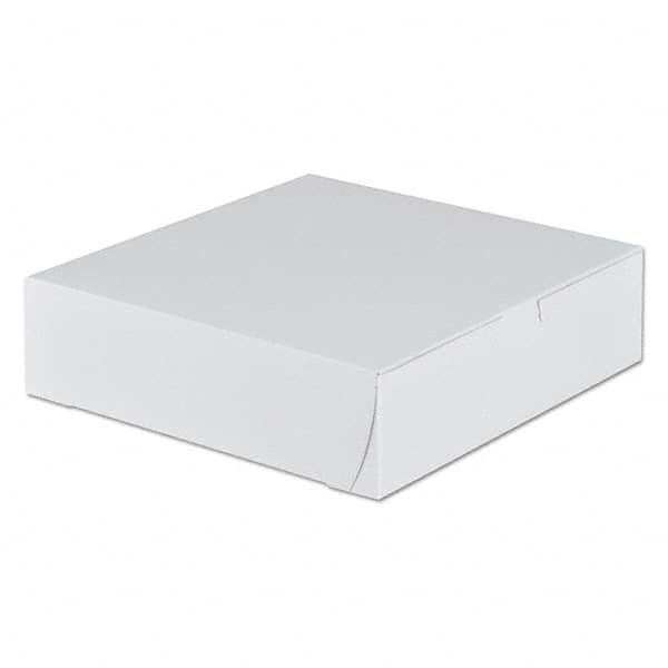 SCT - Tuck-Top Bakery Boxes, 9w x 9d x 2 1/2h, White, 250/Carton - All Tool & Supply