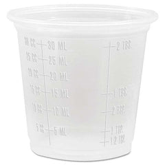 DART - Conex Complements Graduated Plastic Portion Cups, 1.25 oz, Translucent, 2500/CT - All Tool & Supply