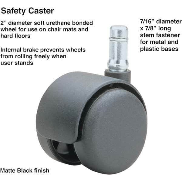 Master Caster - Cushions, Casters & Chair Accessories Type: Caster Set For Use With: Office and Home Furniture - All Tool & Supply