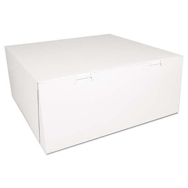 SCT - Bakery Boxes, White, Paperboard,14 x 14 x 6, 50/Carton - All Tool & Supply