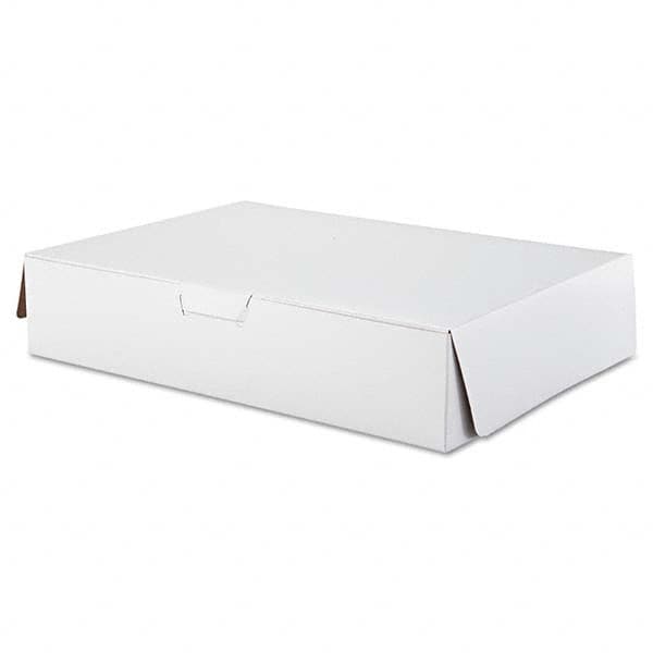 SCT - Tuck-Top Bakery Boxes, 19w x 14d x 4h, White, 50/Carton - All Tool & Supply