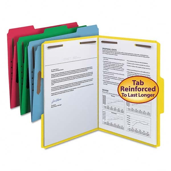 SMEAD - File Folders, Expansion Folders & Hanging Files Folder/File Type: File Folders with Top Tab Fastener Color: Multi-Color - All Tool & Supply