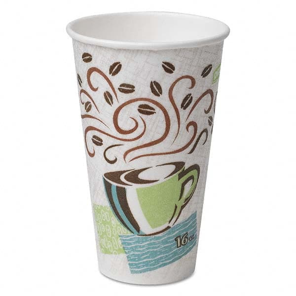 Dixie - PerfecTouch Paper Hot Cups, 16 oz, Coffee Dreams Design, 50/Pack, 20 Packs/Carton - All Tool & Supply