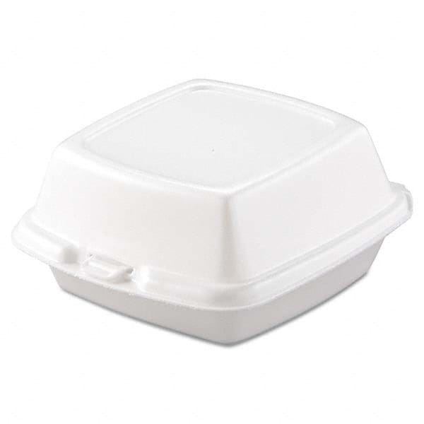 DART - Carryout Food Containers, Foam, 1-Comp, 5 7/8 x 6 x 3, White, 500/Carton - All Tool & Supply