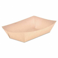 SCT - Food Trays, Paperboard, Brown Kraft, 5-Lb Capacity, 500/Carton - All Tool & Supply