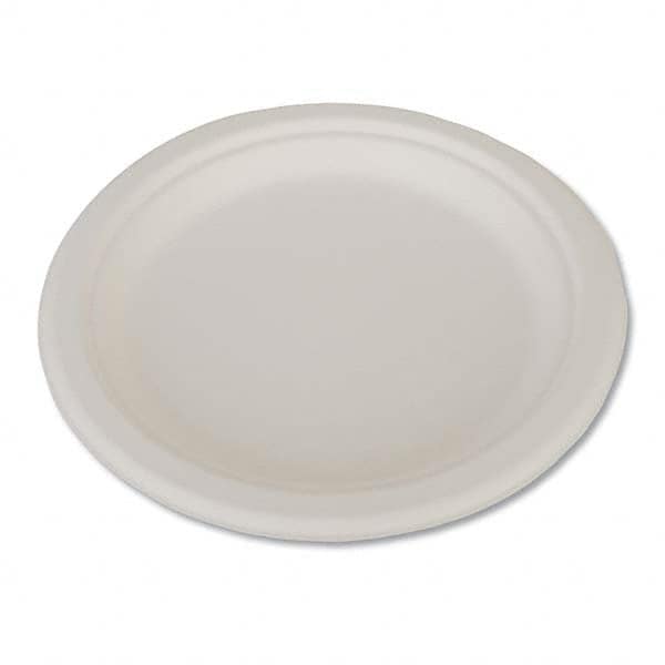 SCT - ChampWare Heavyweight Bagasse Dinnerware, Plate, 9", White, 500/Carton - All Tool & Supply