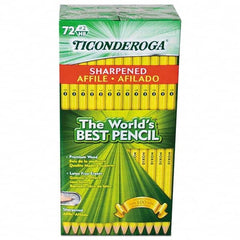 TICONDEROGA - Pens & Pencils Type: Pencil Color: Black - All Tool & Supply