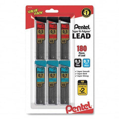 Pentel - Pens & Pencils Type: Mechanical Pencil Refill Color: Black - All Tool & Supply