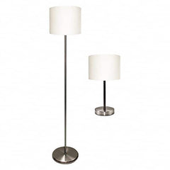 LEDU - Task Lights Fixture Type: Floor Lamp Color: Silver/White - All Tool & Supply