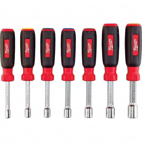 Milwaukee Tool - Nutdriver Sets Tool Type: Magnetic Tip Nutdriver Set System of Measurement: Metric - All Tool & Supply