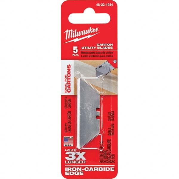 Milwaukee Tool - Knife Blades Type: Utility Knife Blade Material: Carbon Steel - All Tool & Supply