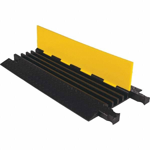 Checkers - On Floor Cable Covers Cover Material: Polyurethane Number of Channels: 4 - All Tool & Supply