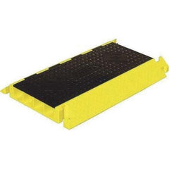 Checkers - On Floor Cable Covers Cover Material: Polyurethane Number of Channels: 4 - All Tool & Supply