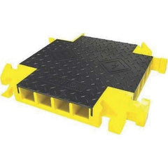 Checkers - On Floor Cable Covers Cover Material: Polyurethane Number of Channels: 4 - All Tool & Supply