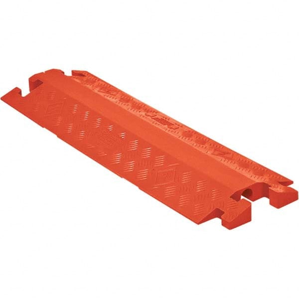 Checkers - On Floor Cable Covers Cover Material: Polyurethane Number of Channels: 1 - All Tool & Supply