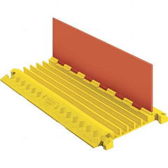 Checkers - On Floor Cable Covers Cover Material: Polyurethane Number of Channels: 5 - All Tool & Supply