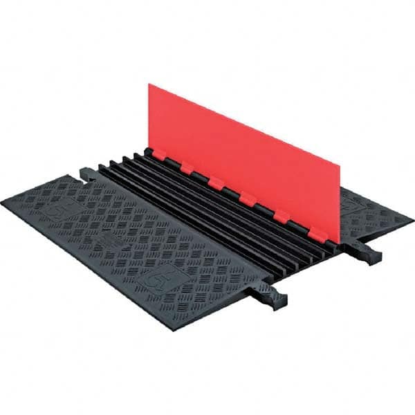 Checkers - On Floor Cable Covers Cover Material: Polyurethane Number of Channels: 5 - All Tool & Supply