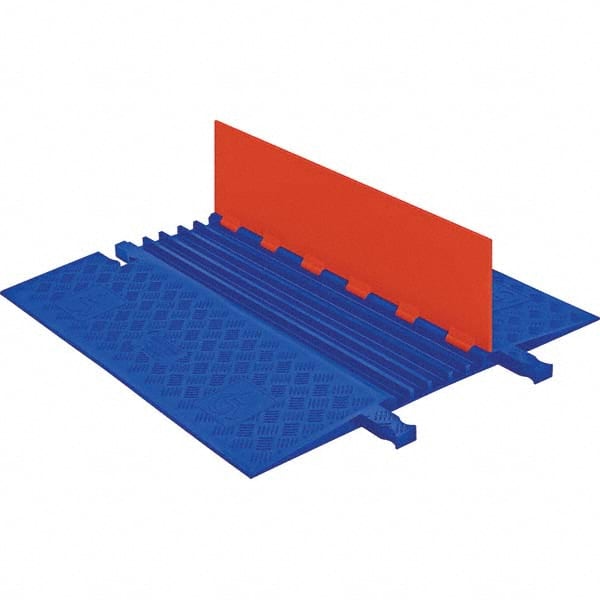 Checkers - On Floor Cable Covers Cover Material: Polyurethane Number of Channels: 5 - All Tool & Supply