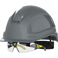 HexArmor - ANSI Type I Class C 6-Point Ratchet Short Brim Hard Hat - All Tool & Supply