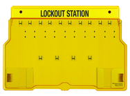 Padllock Wall Station - 15-1/2 x 22 x 1-3/4''-Unfilled; Base & Cover - All Tool & Supply