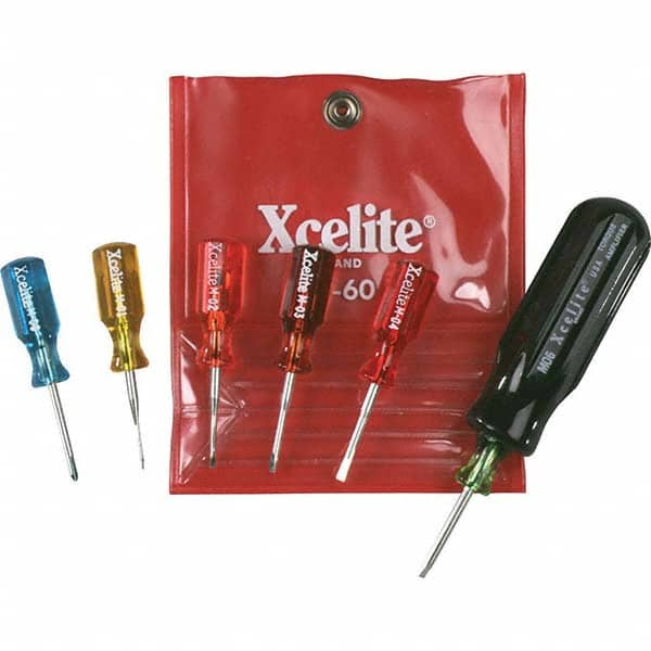 Xcelite - Screwdriver Sets Screwdriver Types Included: Slotted; Phillips Number of Pieces: 7 - All Tool & Supply