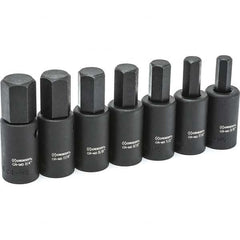 Crescent - Hex & Torx Bit Socket Sets Type: Impact Hex Bit Socket Set Drive Size: 1/2 - All Tool & Supply