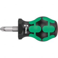 Wera - Phillips Screwdrivers Tool Type: Stubby Phillips Handle Style/Material: Ergonomic - All Tool & Supply