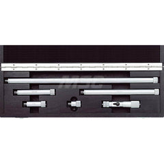 Mahr - Mechanical Inside Micrometers; Type: Inside Micrometer Set ; Minimum Measurement (Decimal Inch): 3.9300 ; Minimum Measurement (mm): 100 ; Maximum Measurement (mm): 125 ; Graduation (Decimal Inch): 0.0004 ; Graduation (mm): 0.01 - Exact Industrial Supply