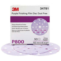 3M - Hook & Loop Discs Abrasive Type: Film Disc Disc Diameter (Inch): 6 - All Tool & Supply