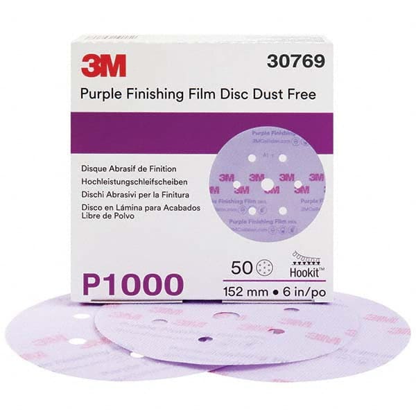 3M - Hook & Loop Discs Abrasive Type: Film Disc Disc Diameter (Inch): 6 - All Tool & Supply