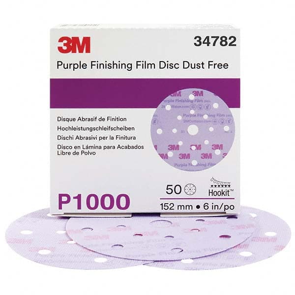 3M - Hook & Loop Discs Abrasive Type: Film Disc Disc Diameter (Inch): 6 - All Tool & Supply