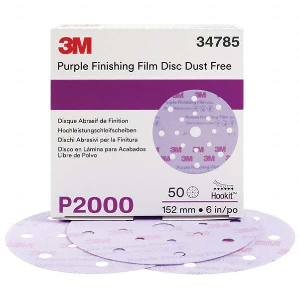 3M - Hook & Loop Discs Abrasive Type: Film Disc Disc Diameter (Inch): 6 - All Tool & Supply