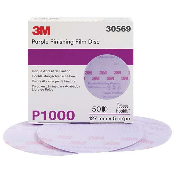 3M - Hook & Loop Discs Abrasive Type: Film Disc Disc Diameter (Inch): 5 - All Tool & Supply