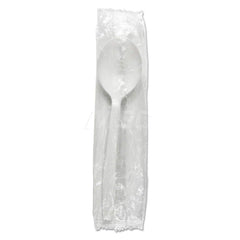 Paper & Plastic Cups, Plates, Bowls & Utensils; Flatware Type: Soup Spoon; Material: Plastic; Color: White; Disposable: Disposable