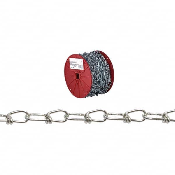 Campbell - Weldless Chain Type: Double Loop Chain Load Capacity (Lb.): 155 - All Tool & Supply