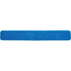 Wet Mop Pad: Hook & Loop, Large, Blue Mop, Microfiber