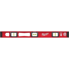 Box Beam, I-Beam & Torpedo Levels; Level Type: I-Beam; Length (Inch): 24.0000; Magnetic: Yes; Body Material: Aluminum; Top Read: Yes; Graduation Location: Front; Housing Color: Red; Black; Features: Impact-Resistant; Lightweight; Durable; Includes: (1) ML