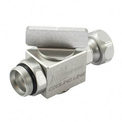 Piranha Cooling Line - Instrumentation Ball Valves Material: Aluminum Pipe Size: 0.25 (Inch) - All Tool & Supply