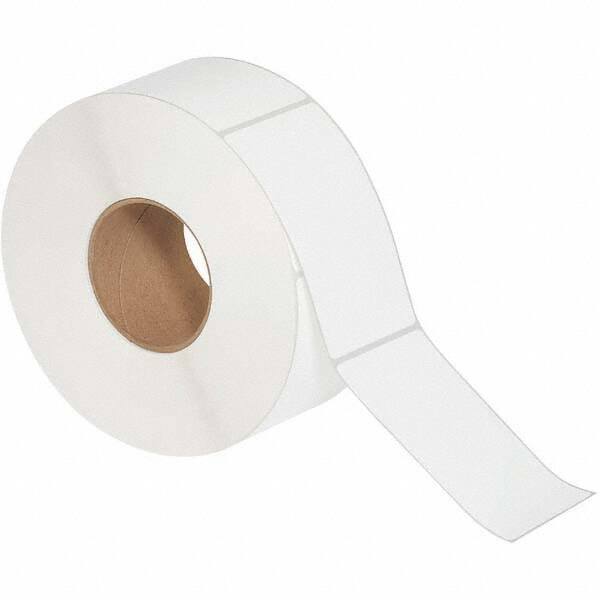 Value Collection - Pack of 6 Rolls, 1,300 Labels per Roll, 3" x 5" White Matte Coated Facestock Thermal Labels - All Tool & Supply