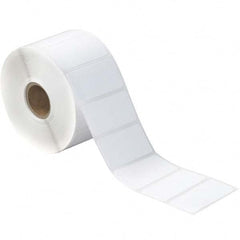 Value Collection - Pack of 12 Rolls, 1,310 Labels per Roll, 2" x 1" White Paper Thermal Labels - All Tool & Supply