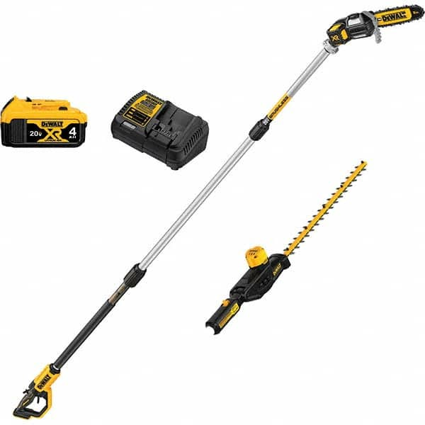 DeWALT - Edgers, Trimmers & Cutters Type: Hedge Trimmer; Pole Saw Kit Power Type: Battery - All Tool & Supply